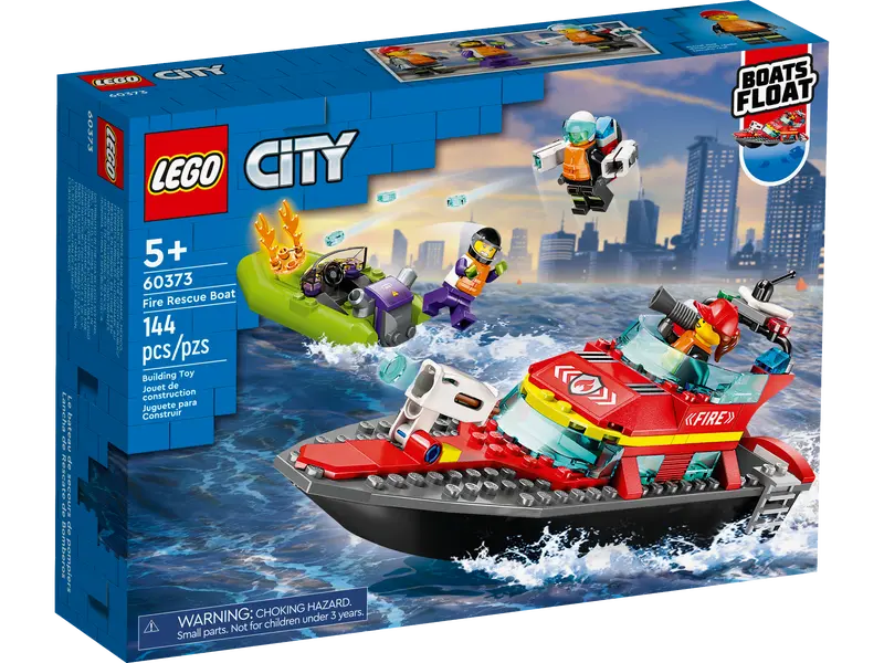 Le bateau de sauvetage des pompiers