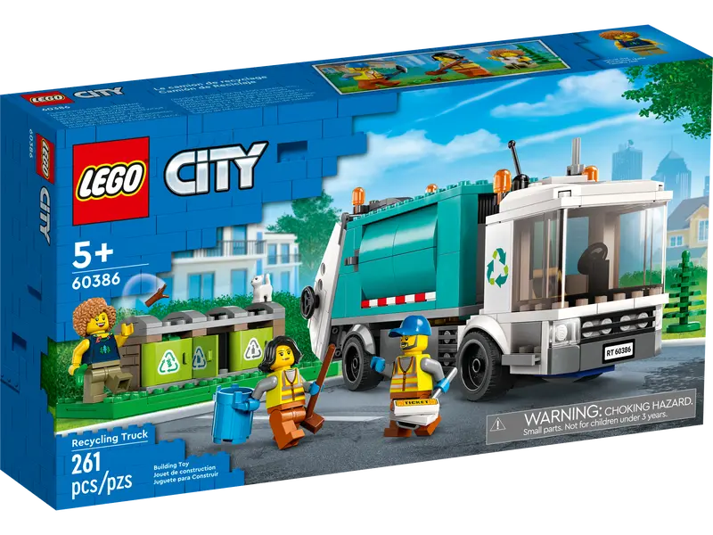 Le camion de recyclage