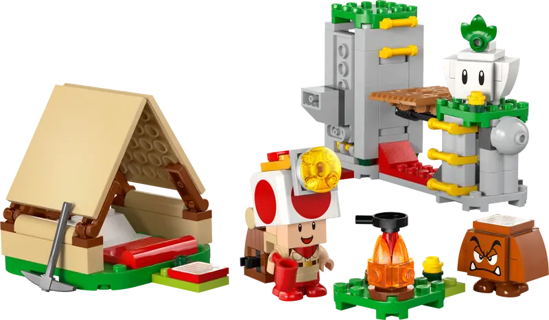 Campement du capitaine Toad
